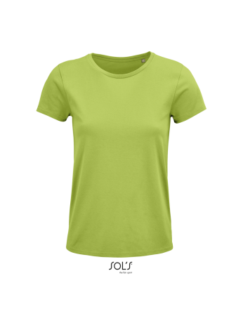 T-Shirt με οργανικό βαμβάκι (Crusader women 03581) λαχανί